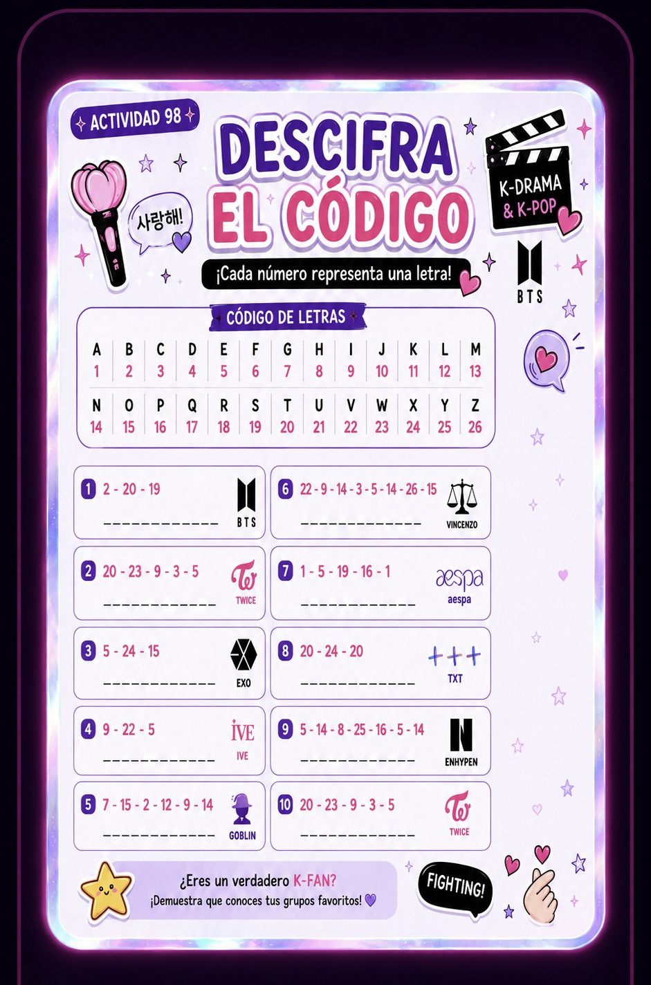 DESCIFRA EL CÓDIGO